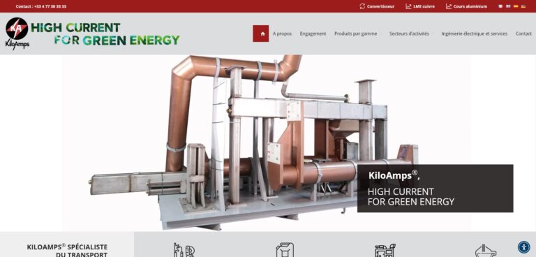 Site Web multilingue de KiloAmps